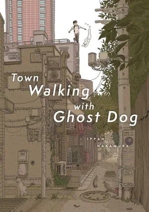 Town Walking With Ghost Dog