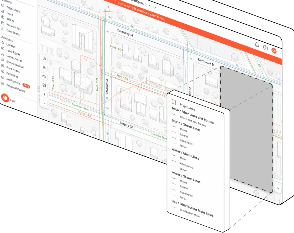 Dashboard da CivilGrid